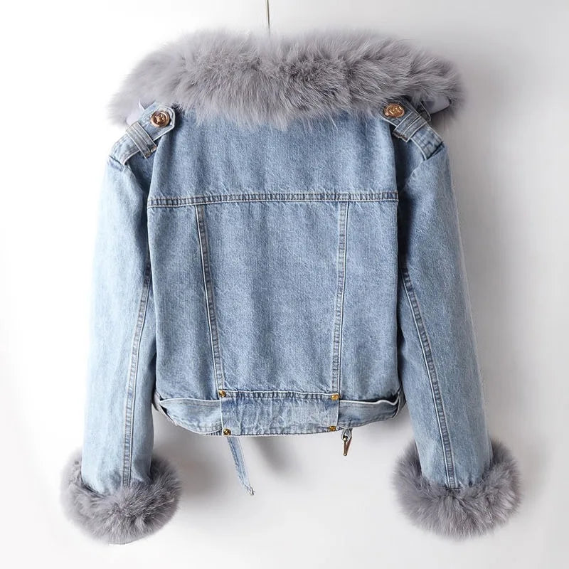 Margaux Luxus-Denim-Mantel