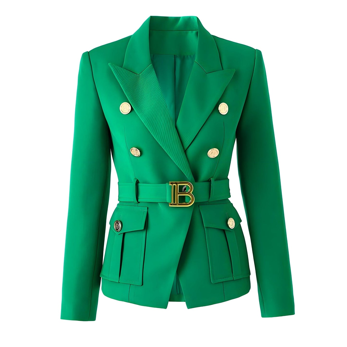 The Reggie Long Sleeve Belted Blazer