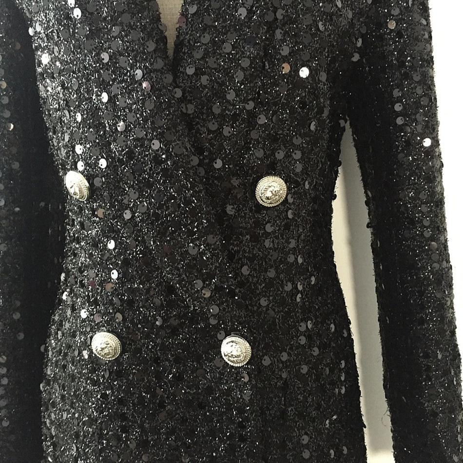 The Robinson Sequin Long Tail Blazer