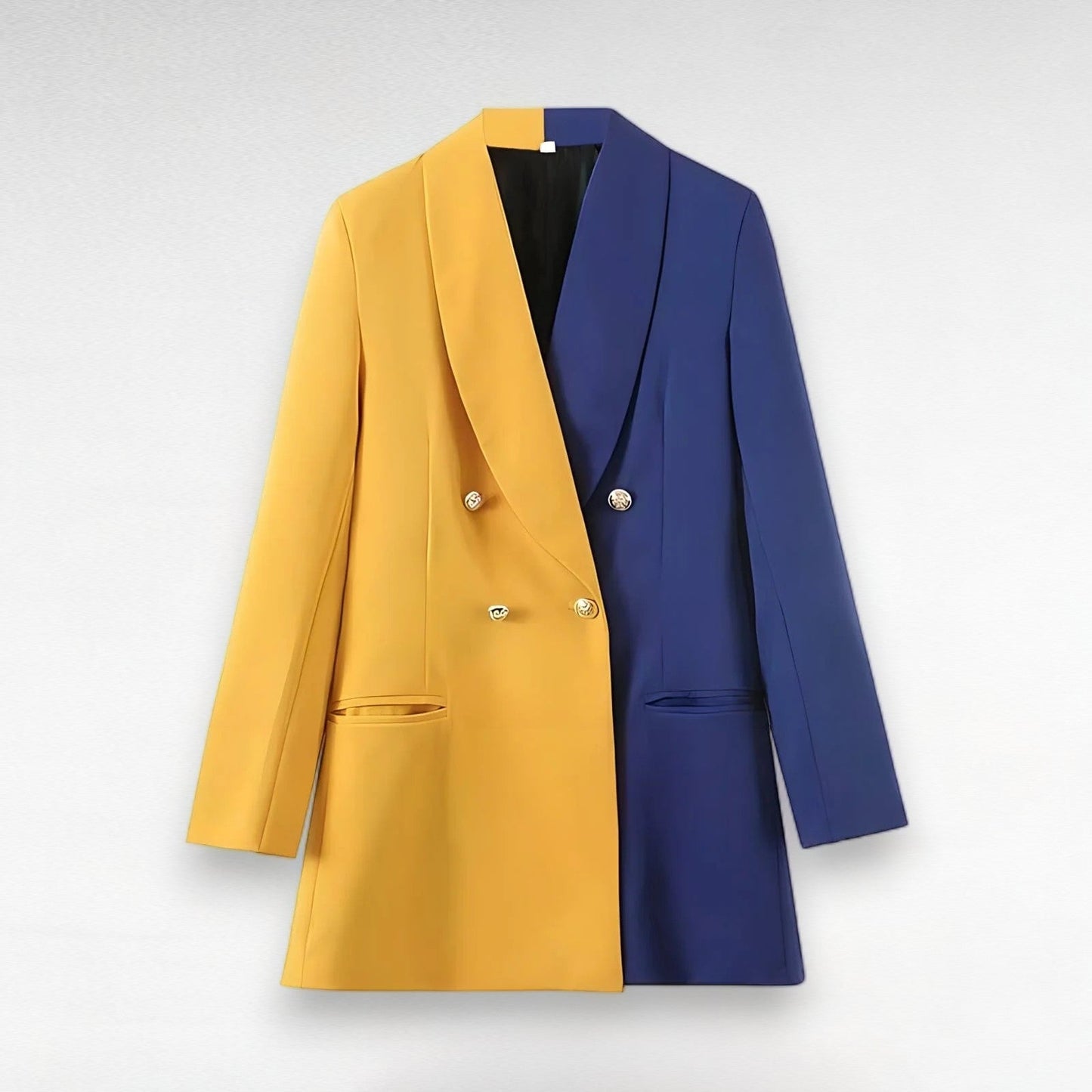 The Francesca Color Splice Long Sleeve Blazer