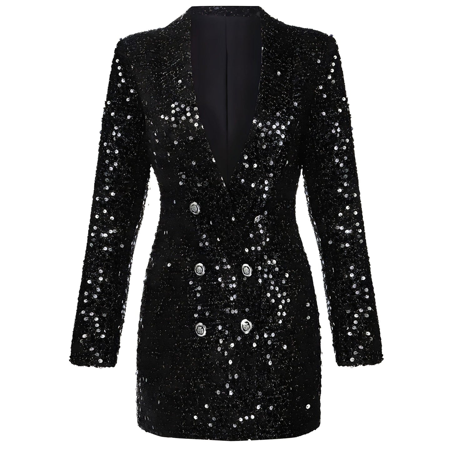 The Robinson Sequin Long Tail Blazer